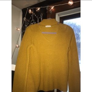 Yellow sweater